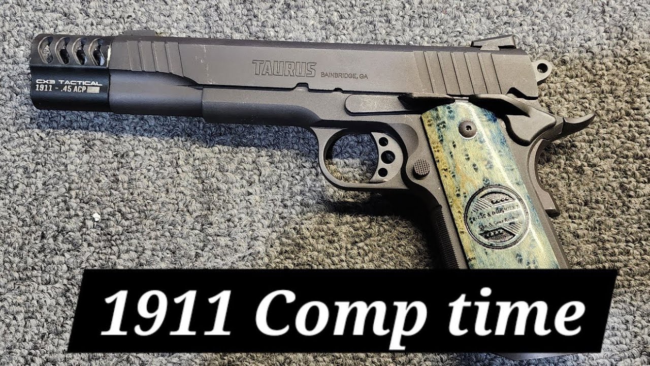 Компрессор Crx 1911 установлен на Taurus 1911a1.