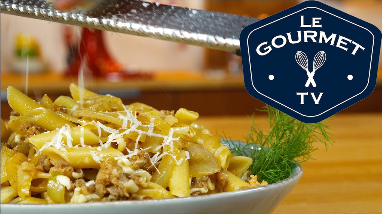 Penne with Fennel and Sausage Recipe - LeGourmetTV