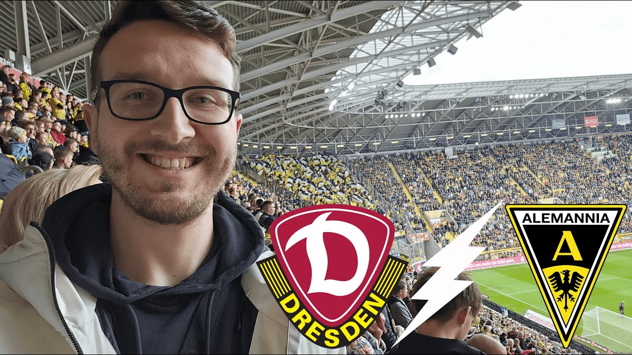 Duell der SUPER-FANS in Liga 3 ⚫️🟡 | Dynamo Dresden vs. Alemannia Aachen Stadionvlog 🔥 | RAWfootball