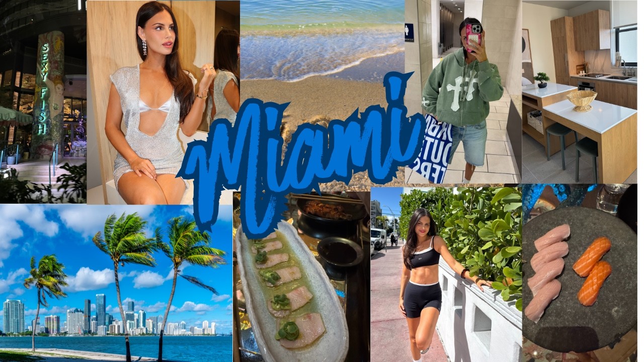 Quick Trip to Miami with sister! Live streaming, shopping, eating & more!