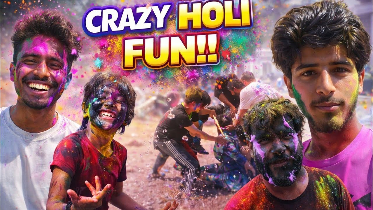 Holi Me Dosto Ne Ye Kya Kar Diya! 😱Aaj Ki Holi Yaad Rahegi! 😆