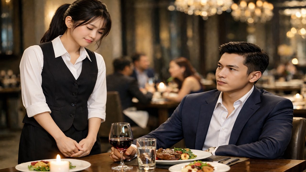 CÔ ĐỨNG PHỤC VỤ, ANH NGỒI ĂN – CẢ HAI ĐỀU KHÔNG DÁM NHẮC ĐẾN QUÁ KHỨ