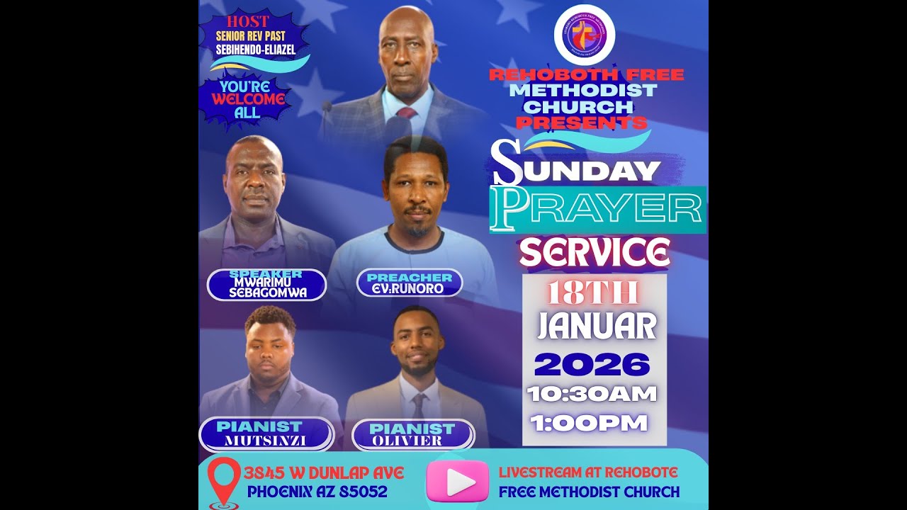 murakazaneza mumaterani yacu yokucyumweru kuwa  01/18/2025
