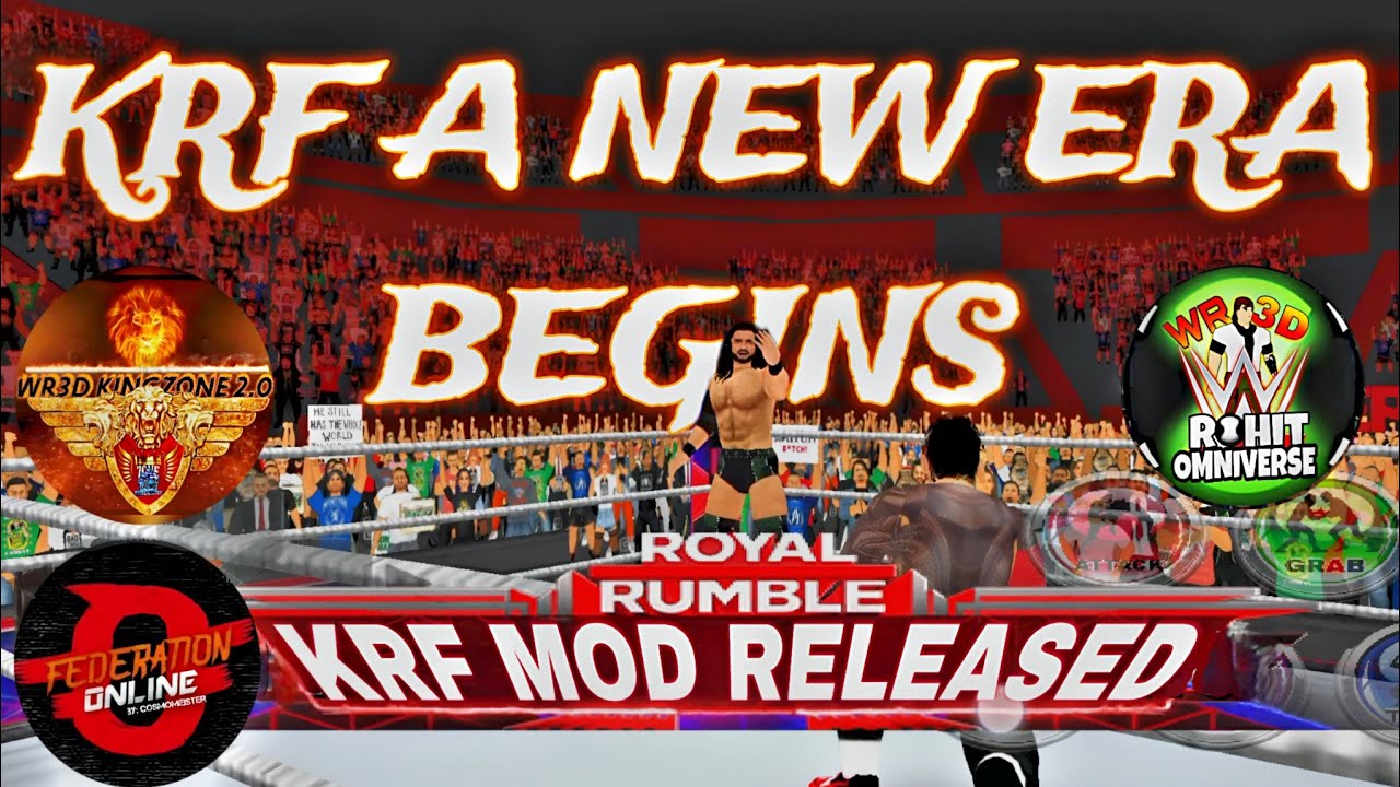 WR3D KRF MOD RELEASED | MOD BY KINGZONE,ROHIT OMNIVERSE & FEDERATION ONLINE #wr3dnewmod #wr3d