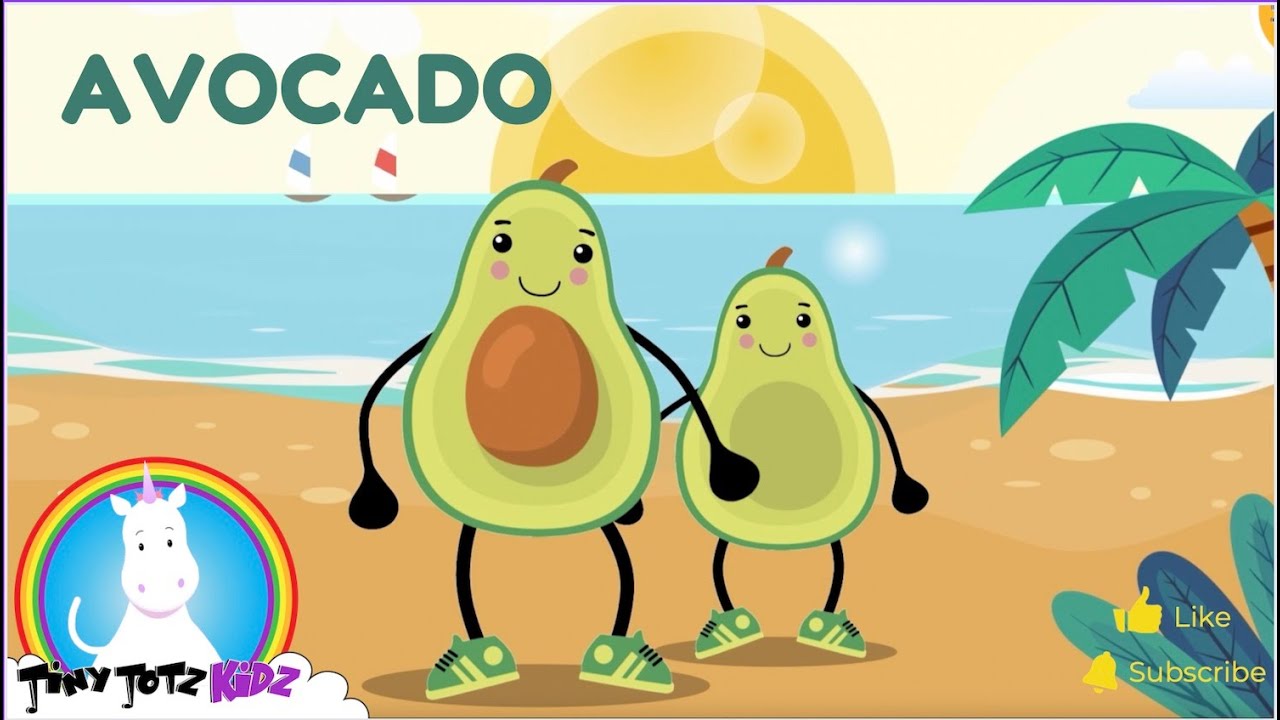 Avocado | Healthy Eating | Kids Songs | Avocado Toast | Fruit and Veg | Tiny Totz Kidz
