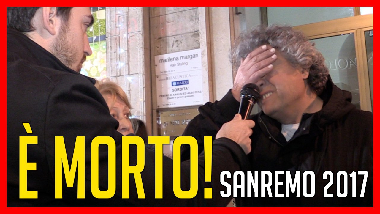 SPECIALE FESTIVAL DI SANREMO: Scoprire in Diretta la Morte del Proprio Cantante Preferito - theShow
