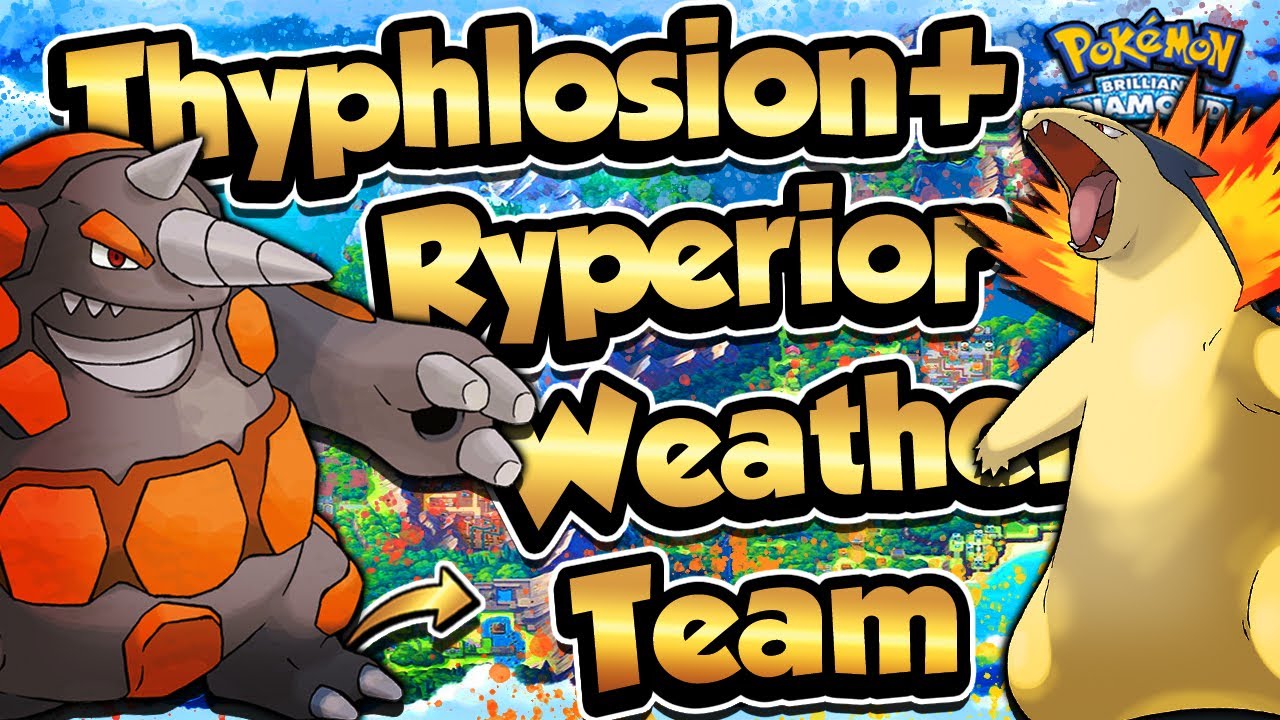 Thyphlosion & Rhyperior Weather Team - Pokémon Brilliant Diamond & Shining Pearl Competitive Battles