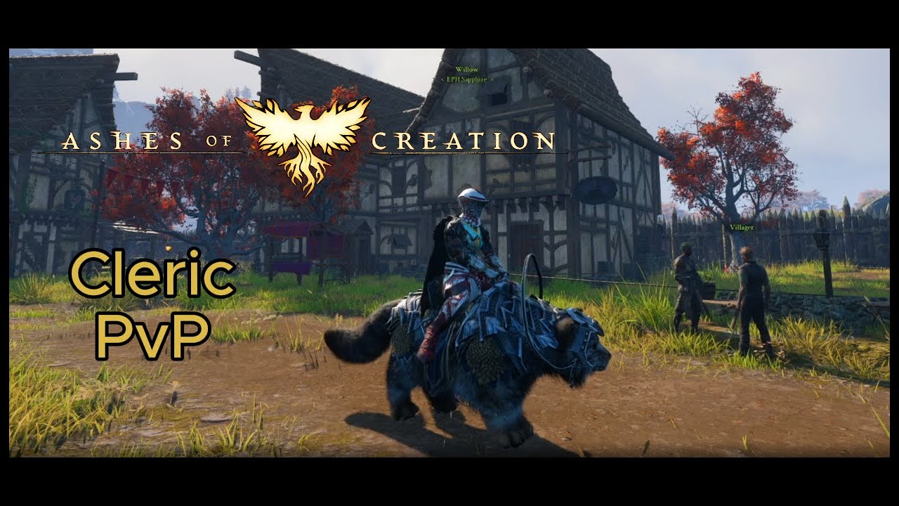Cleric PvP - Big Scale & 8v8 battles - Ashes of Creation Alpha 2