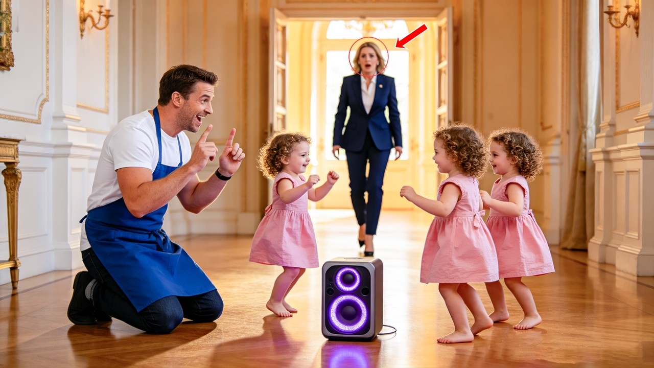 Billionaire Arrived Home Unannounced and Saw the Janitor With Her Deaf Triplets—What She Saw Shocked