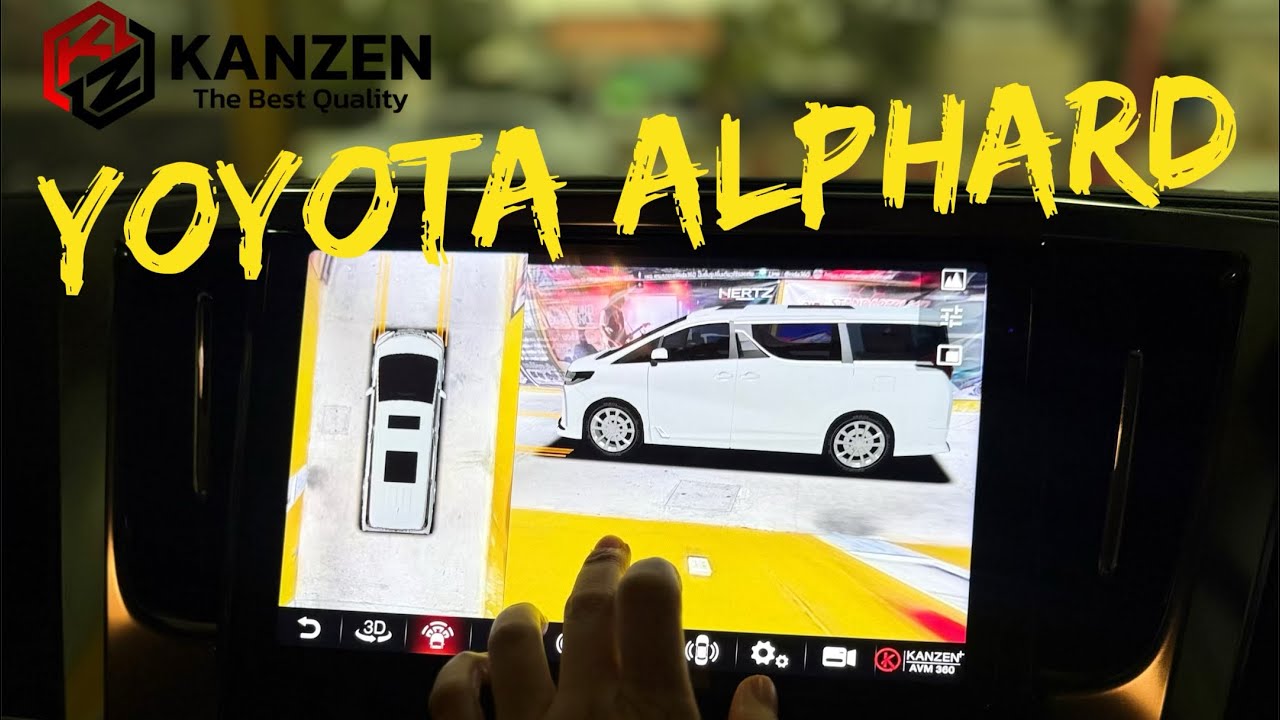 จอแอนดรอย+กล้องรอบคันALPHARD