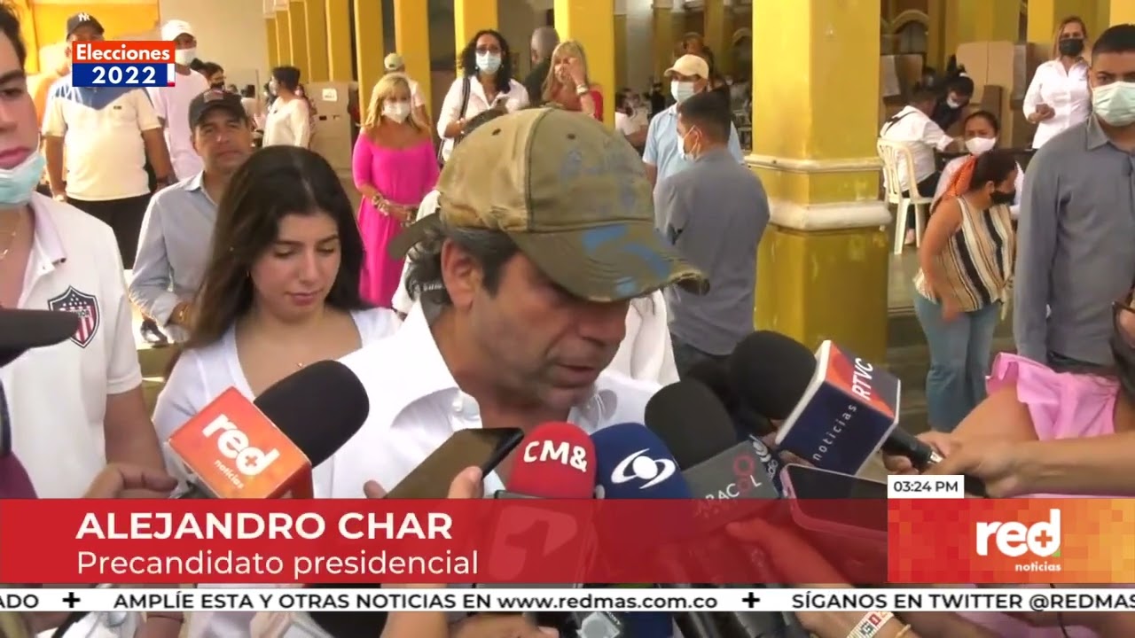 Alex Char ya ejerci&oacute; su derecho al voto