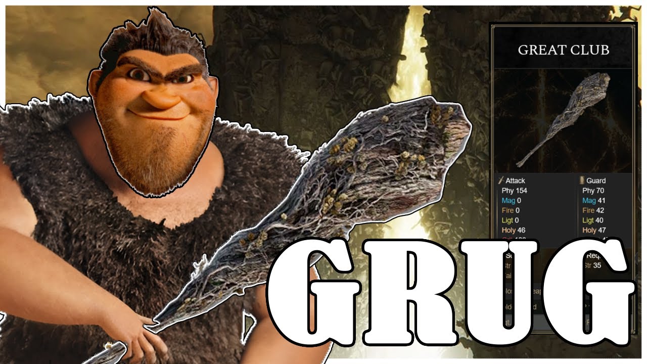 Elden Ring but it rhymes with grug