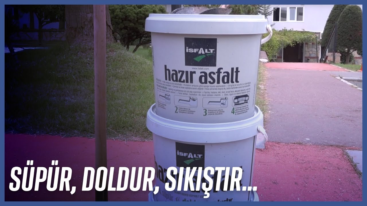 İBB'den Paketlenmiş Hazır Asfalt