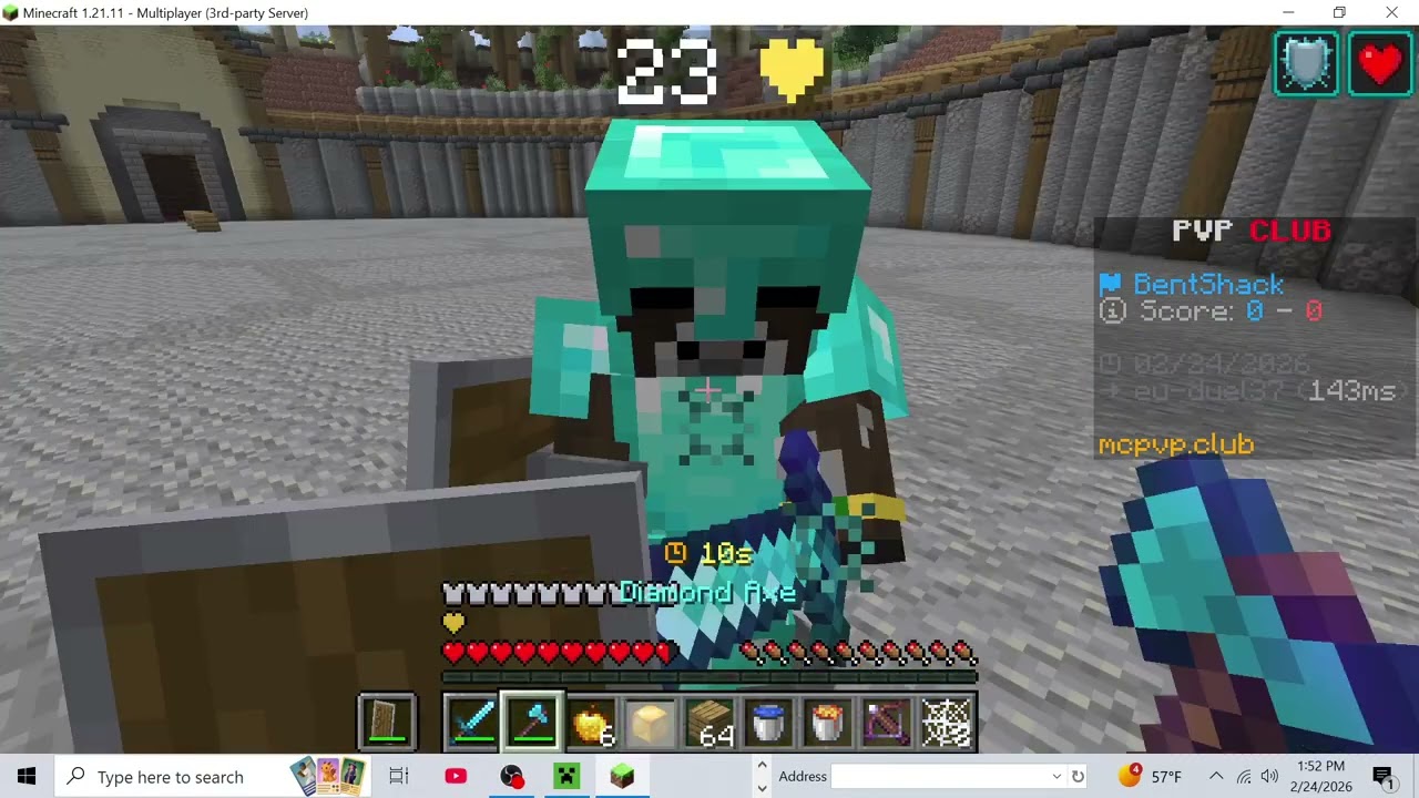 minecraft pvp