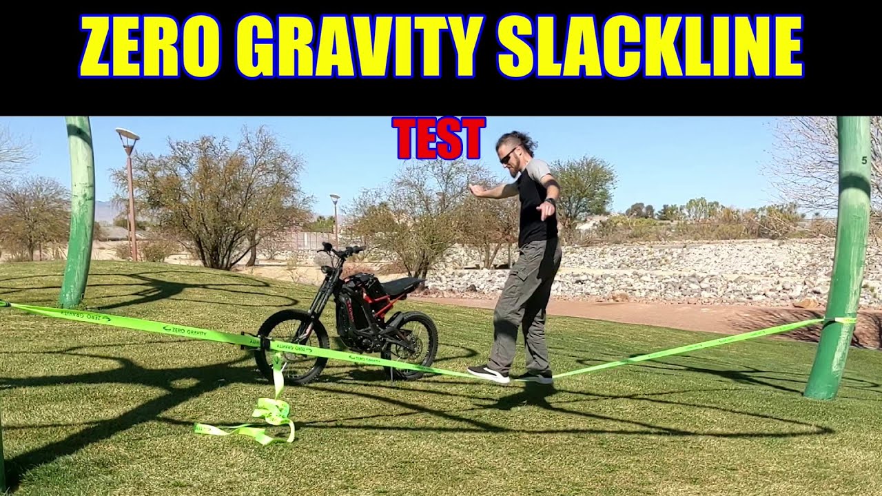 Zero Gravity Slackline as seen on Amazon - First Test and REVIEW