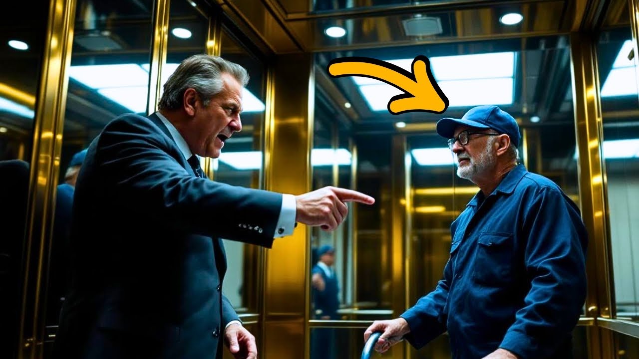 CEO HUMILIATES JANITOR IN ELEVATOR WITHOUT KNOWING HE'S THE COMPANY'S BIGGEST SHAREHOLDER