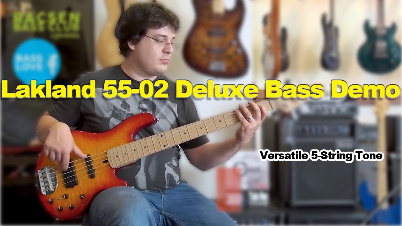 Lakland 55-02 Deluxe Bass Demo | Versatile 5-String Tone #Basslove