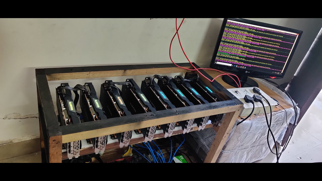 Ethereum Mining Rig in 2021 400 Mhs + Speed Part-1
