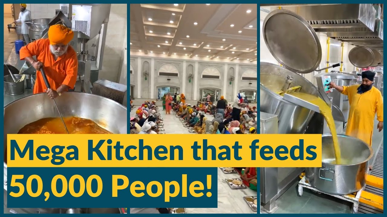 How This Mega Kitchen Feeds 50,000 People at Gurudwara Bangla Sahib!