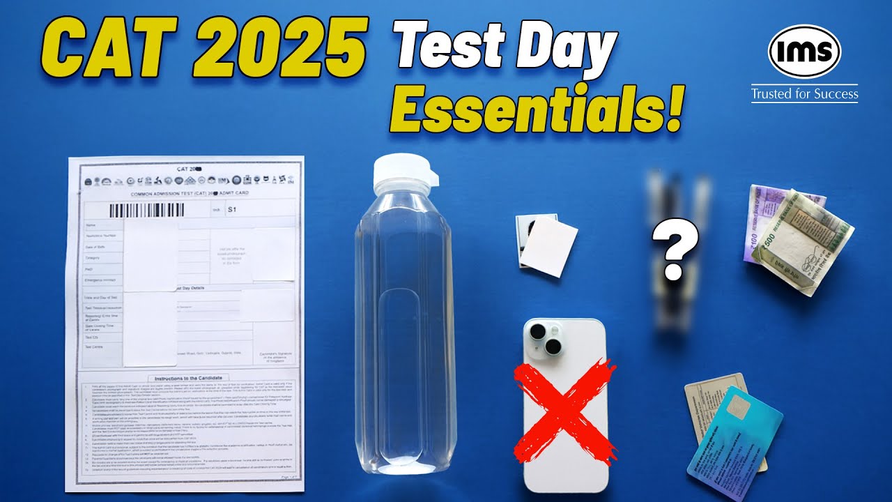 CAT 2025 Test Day Essentials You Can't Ignore! | Prasad Sawant