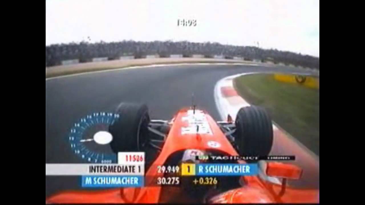 Michael Schumacher Onboard Nurburgring 2002