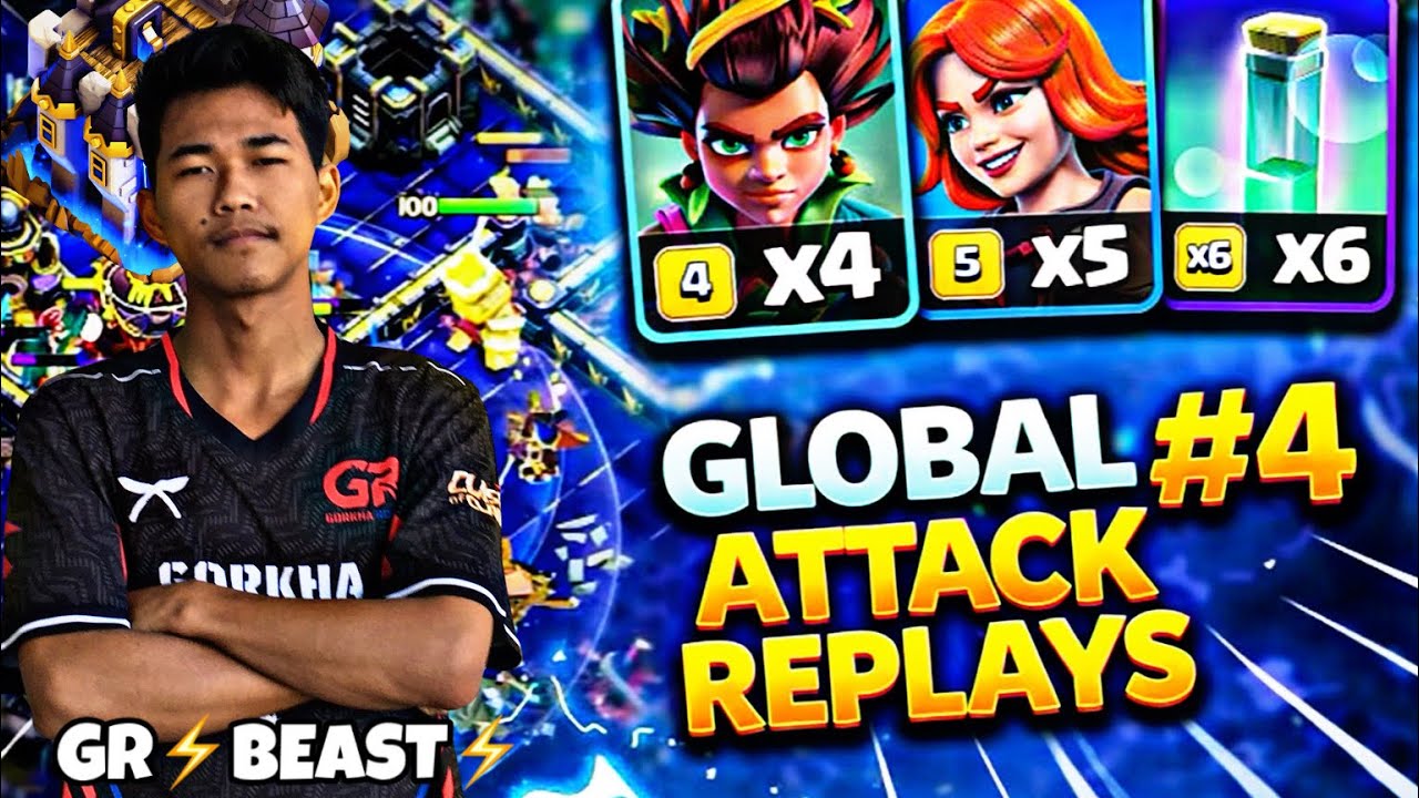 🌍 GLOBAL #4 AT EOD | GR⚡️BEAST⚡️ | RC RECALL ROOTRIDER ATTACK REPLAYS 🌍