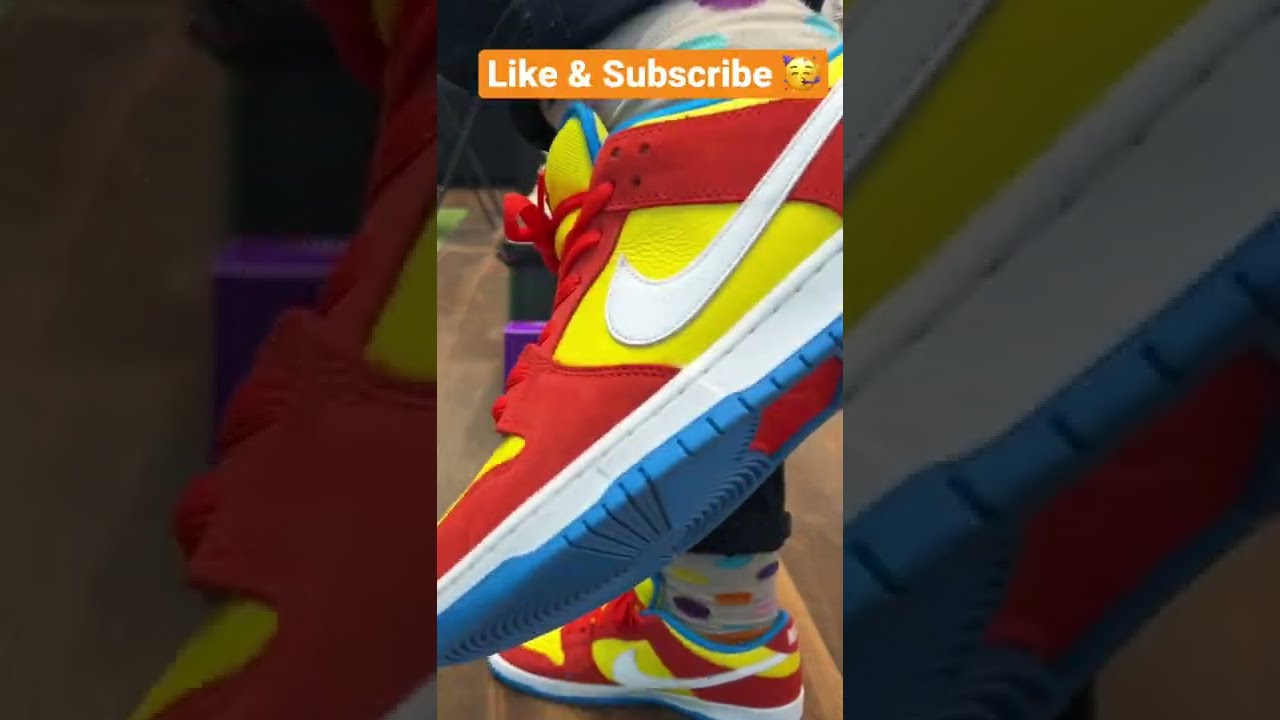 My Daily Sneaker Rotation NIKE SB DUNK BART SIMPSON #YoutubePartner #shorts #sneakers #kicks #creps