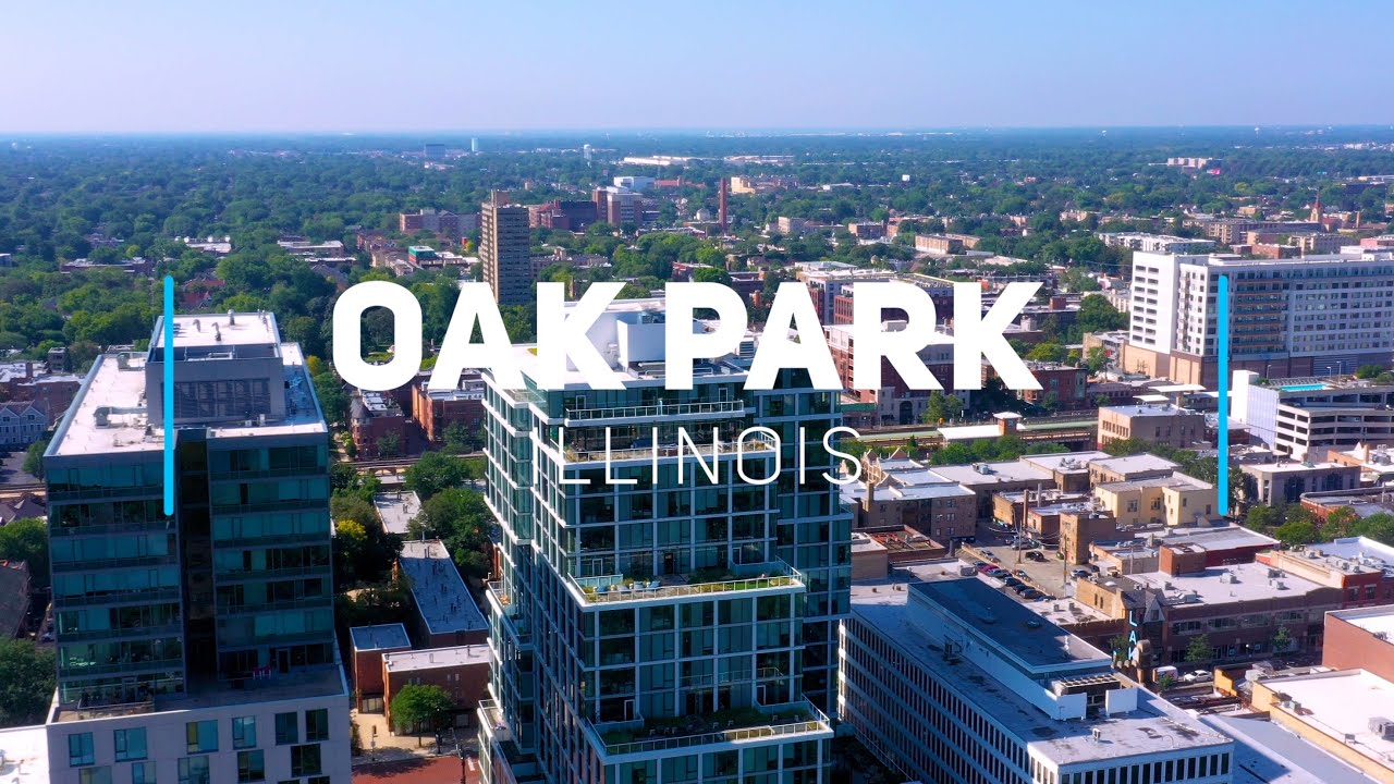 Oak Park, Illinois | Aerial Drone Tour 4K | Frank Lloyd Wright’s & Ernest Hemingway’s Hometown