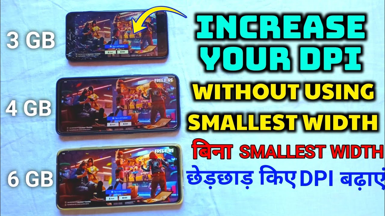 INCREASE YOUR DPI 🔥 || बिना SMALLEST WIDTH को छेड़छाड़ किए DPI कैसे बढ़ाएं 😱 110% WORKING