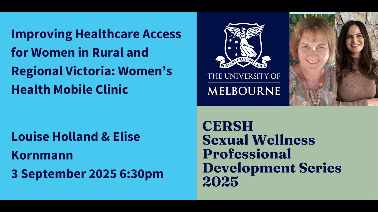 Sexual Wellness PD Series- September 2025- Louise Holland and Elise Kornmann