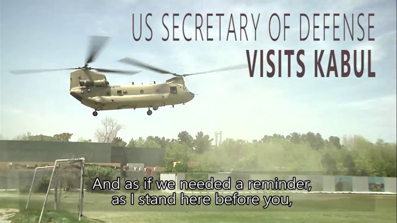 U.S. Secretary of Defense visits Kabul