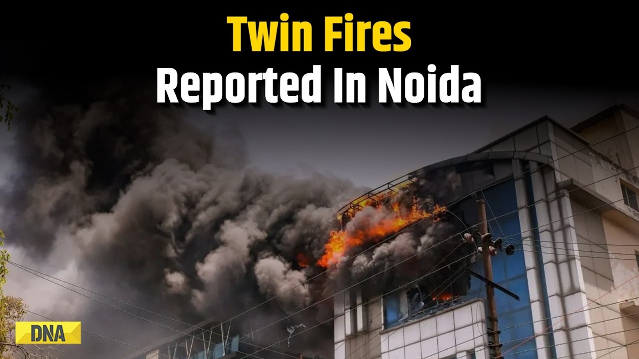 Noida Fire: Massive Fire Breaks Out On 12th Floor of Ivy County In Noida Sector 75, Another In A PG