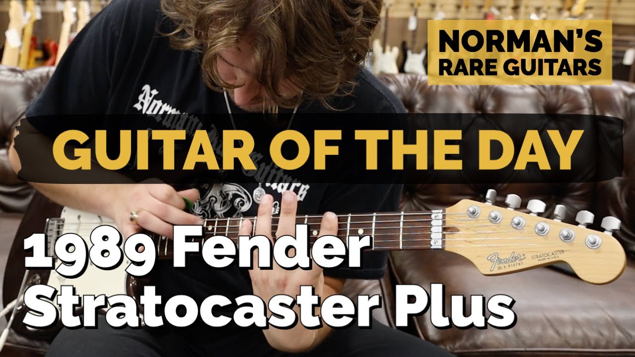 Guitar of the Day: 1989 Fender Stratocaster Plus | Norman's Rare Guitars
