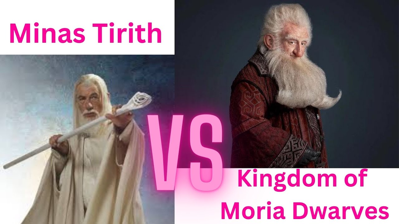 Minas Tirith vs Moria dwarves 500 point MESBG Battle report