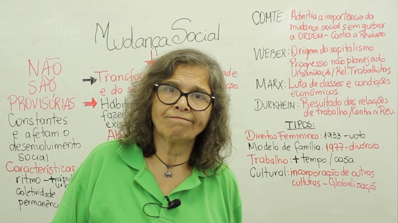 Sociologia - Mudan&ccedil;a Social