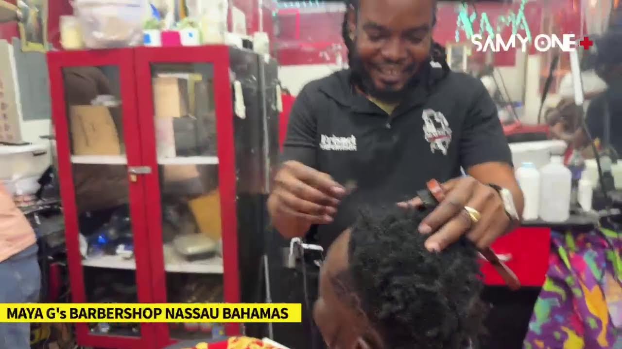 MAYA G’s BARBERSHOP YON GWO BAZ SEPTEN - NASSAU BAHAMAS, CARMICHAEL RD A CROSS