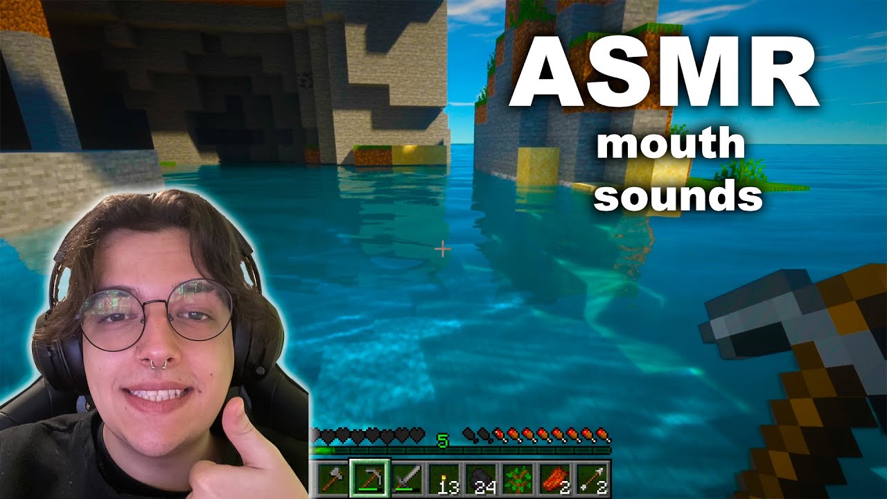 ASMR MINECRAFT / uma sobrevivência REALISTA E RELAXANTE