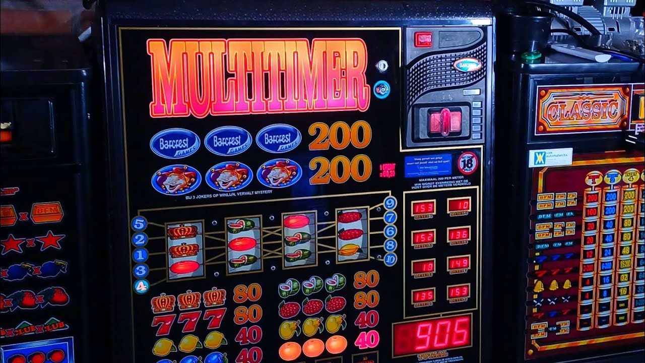 MULTITIMER Inzet 20 HOLDS Barcrest Gokkast (Dutch Slot Machine)