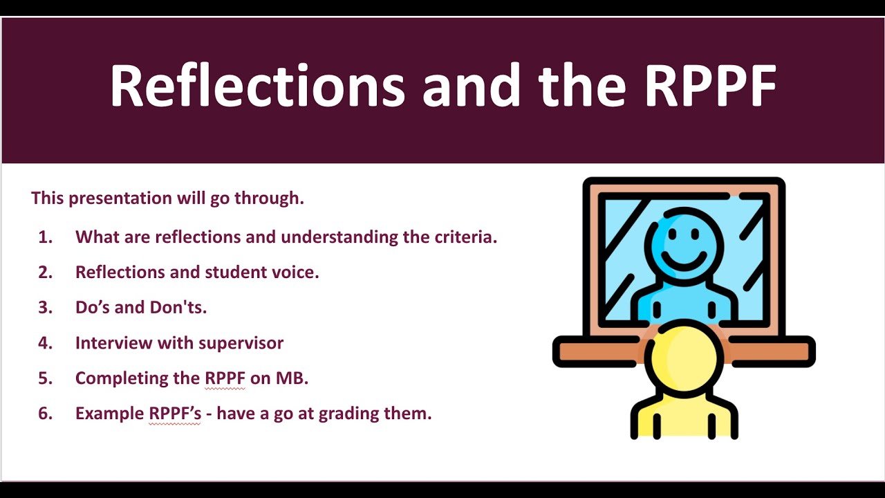 Extended Essay Writing Reflections and the RPPF VIS