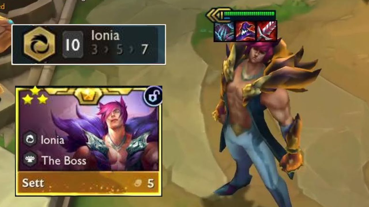 3 star Sett ft 10 Ionia⭐⭐⭐!? TFT Set 16