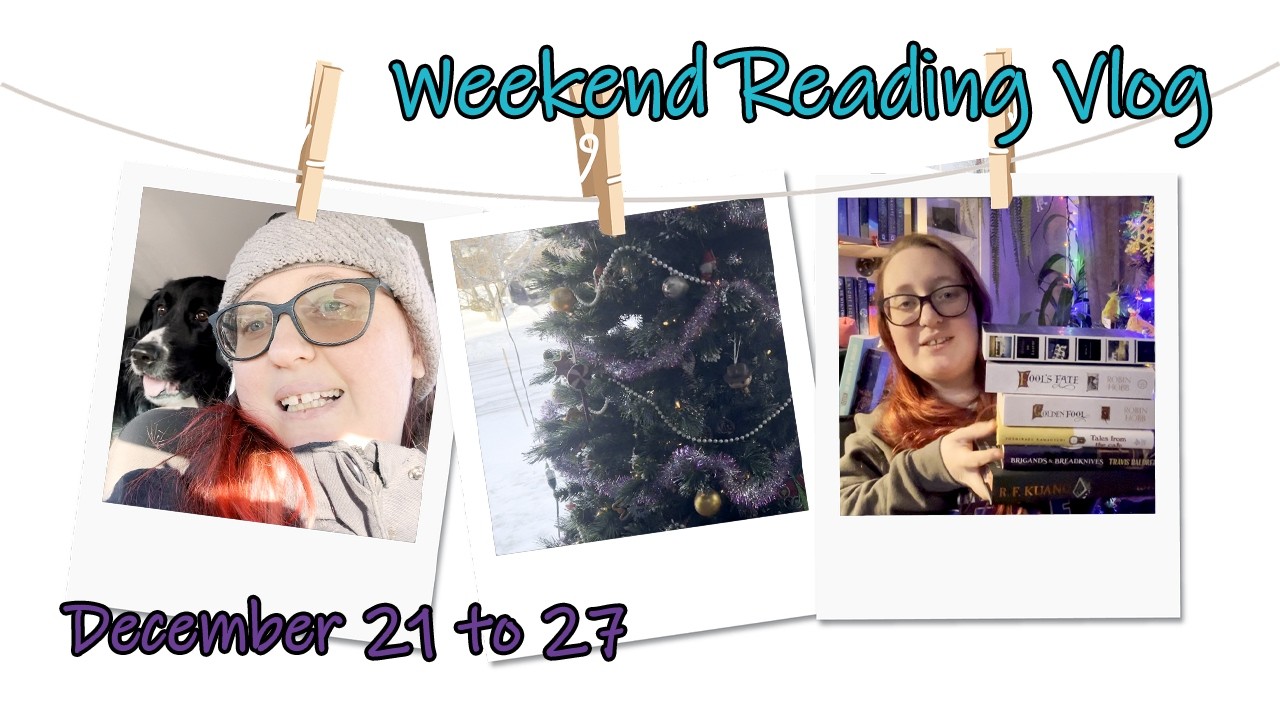 Weekend Reading Vlog | December 21 to 27 | It's a Xmas Vlog! 🎄❄️ With a nice book haul! 📚