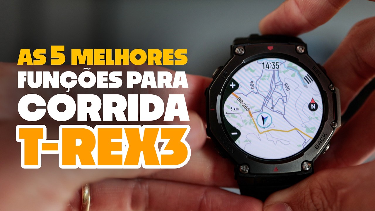 5 Funções do Amazfit T-Rex 3 que Todo Corredor Precisa Conhecer