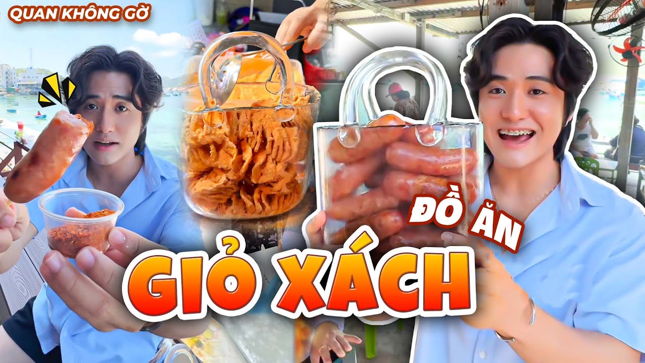 Giỏ X&aacute;ch Của Quan - Đầy Ắp Đồ Ăn Vặt, Hết M&oacute;n N&agrave;y Tới M&oacute;n Kh&aacute;c | Quan kh&ocirc;ng gờ