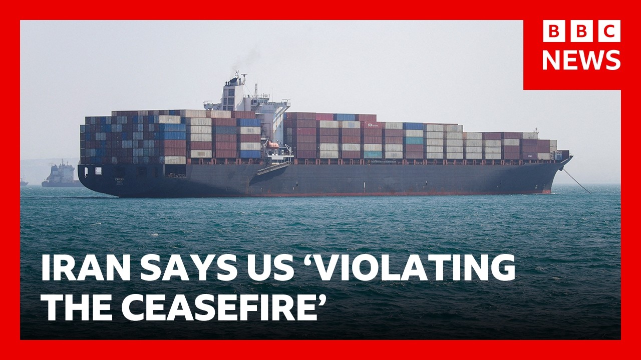 Iran warns US that 'we are just getting started' after attacks in Strait of Hormuz | BBC News