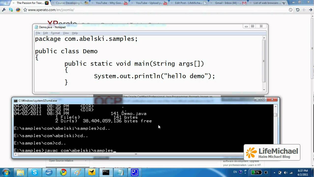 Compiling Source Code with Package Statement (Another Way)