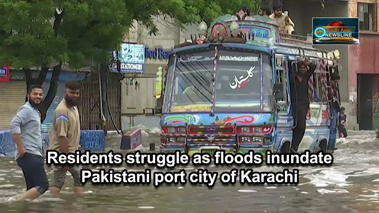 Residents struggle as floods inundate Pakistani port city of Karachi
