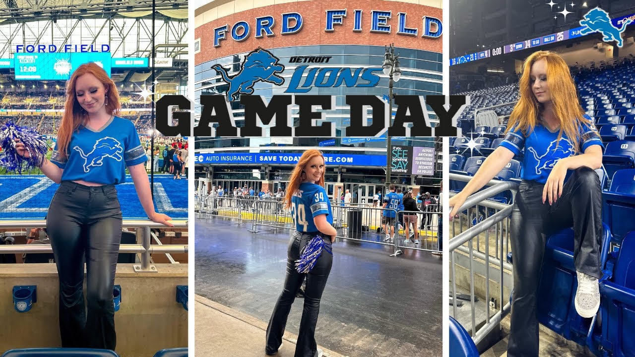 GAMEDAY VLOG🏈✨ | DETROIT LIONS | PRESEASON GAME 1 | 2023 🦁💙