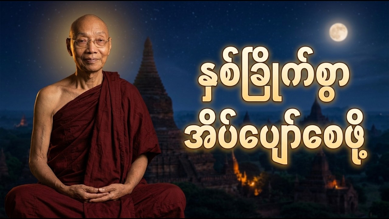 🙏အိပ်ခါနီး မိမိဘ၀အတွက် တရားမှတ်ရင်း အိပ်စက်အနားယူပါ 🙏  #ပါချုပ်ဆရာတော်ကြီး #တရားတော် #ညတရား 🌼🌷
