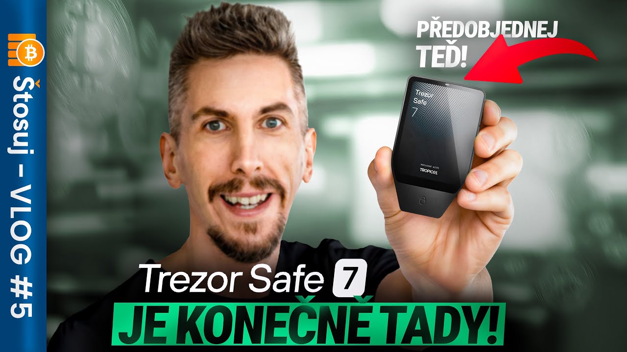 Tohle chceš! 😍 Nový Trezor Safe 7 - představení a první dojmy! 🔒