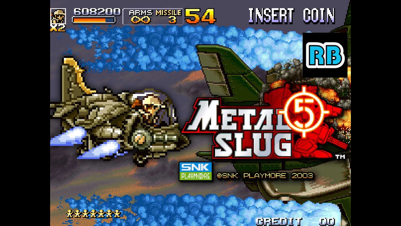 2003 [60fps] Metal Slug 5 (Euro) Nomiss ALL